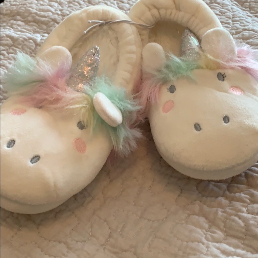 Unicorn slippers